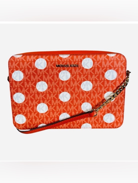 MICHAEL Michael Kors Handbags - MICHAEL Michael Kors Jet Set East West Polka Dot Crossbody Bag NWT